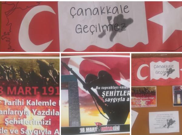 18 Mart  Çanakkale Zaferi ve Şehitleri Anma Günü Panomuz